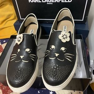 Karl Lagerfeld fun cat shoes, excellent condition